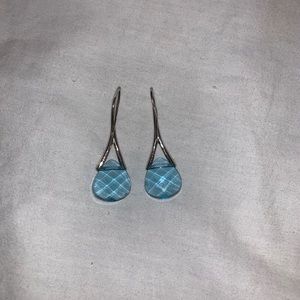 blue earrings